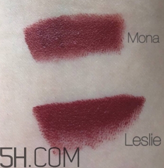 nars mona和leslie一樣嗎？nars mona和leslie試色對比