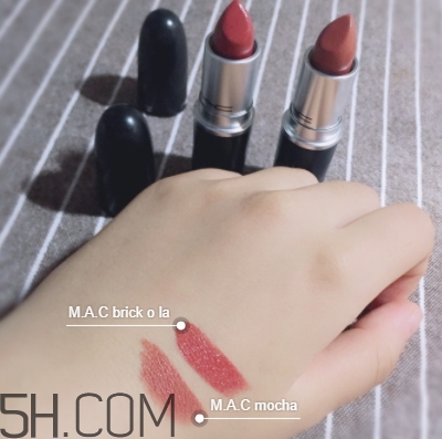 mac mocha和brick哪個(gè)好看？mac mocha和brick試色對(duì)比