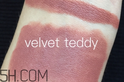 mac velvet teddy是什么顏色？mac velvet teddy試色