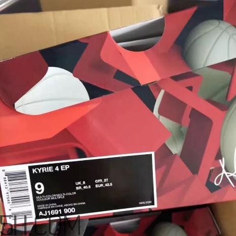 nike kyrie 4 multi color鴛鴦配色實物諜照什么樣？