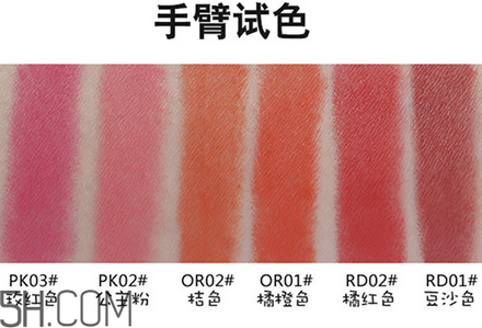 得鮮氣墊口紅色號怎么選？the saem得鮮氣墊口紅試色