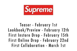 supreme2018春夏系列什么時候發(fā)售？