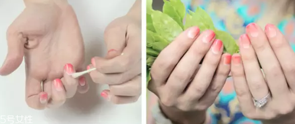 漸變指甲怎么配色？溫暖配色教程