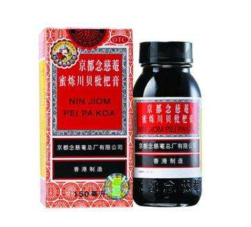 京都念慈庵川貝枇杷膏能沖水喝嗎？