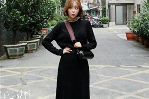 黑色針織裙配什么上衣好看？小女人溫柔氣質(zhì)盡顯