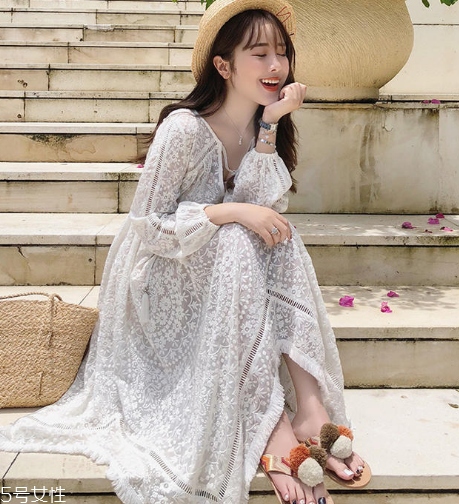 2022新款蕾絲連衣裙？回頭率超高的仙女裙