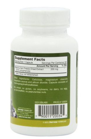 jarrow formulas黑加侖精華膠囊怎么樣？