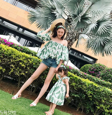 夏天母女裝怎么搭配？夏季母女裝搭配圖片