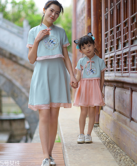 夏天母女裝怎么搭配？夏季母女裝搭配圖片