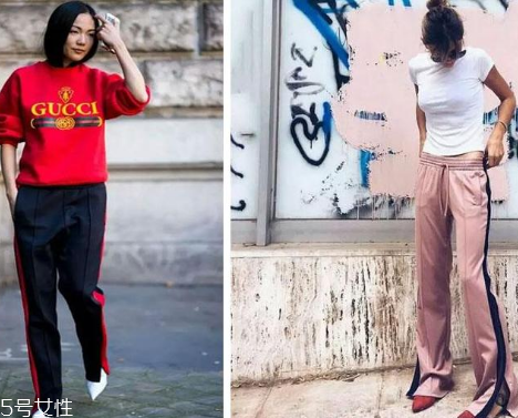 開叉褲子搭配什么上衣？開叉褲子搭配圖片