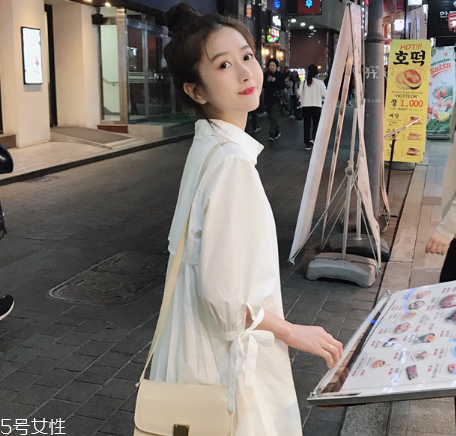 襯衫裙怎么穿好看？襯衫裙穿搭圖片