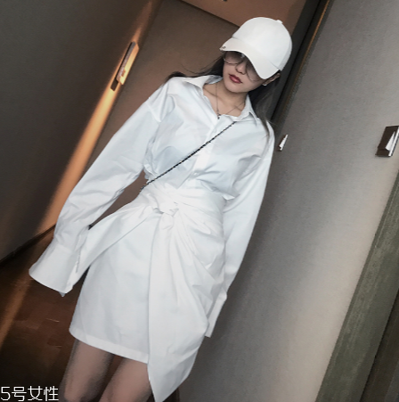 襯衫裙怎么穿好看？襯衫裙穿搭圖片