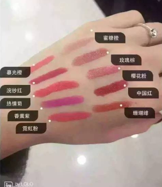 雅姿口紅哪個(gè)顏色好看？雅姿口紅試色圖