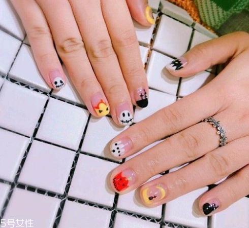 q版萬圣節(jié)美甲怎么做？q版萬圣節(jié)美甲教程