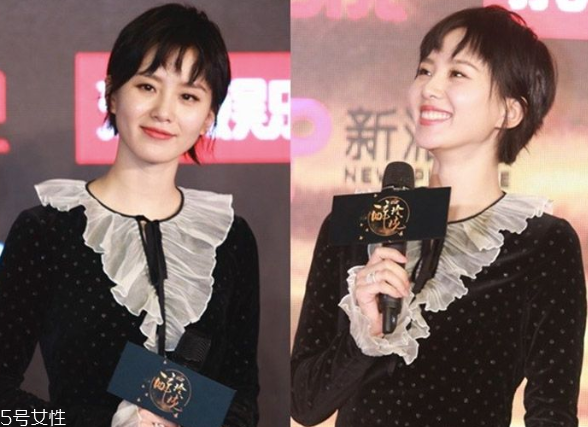 2018狗啃劉海圖片女 女明星最?lèi)?ài)的狗啃劉海