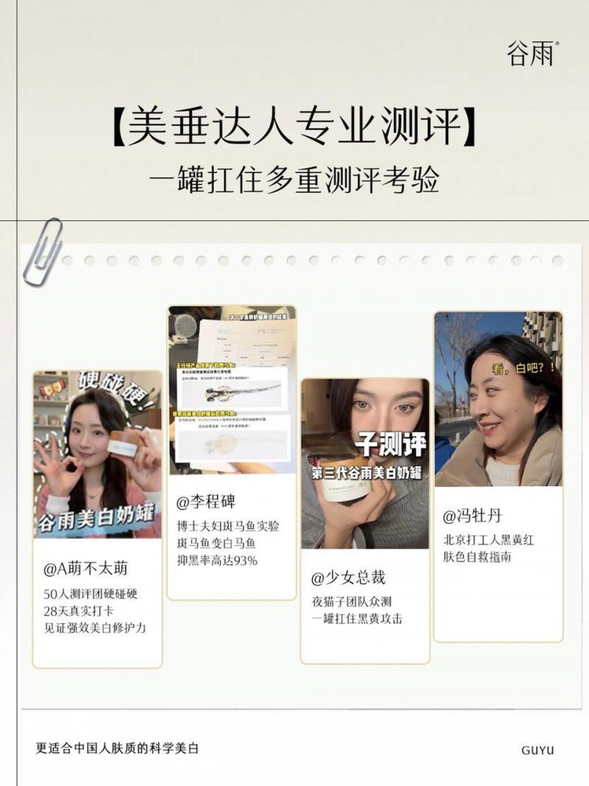 熬夜黨曬后黨必看！千人實測谷雨「極光甘草」：敏感肌也能美白